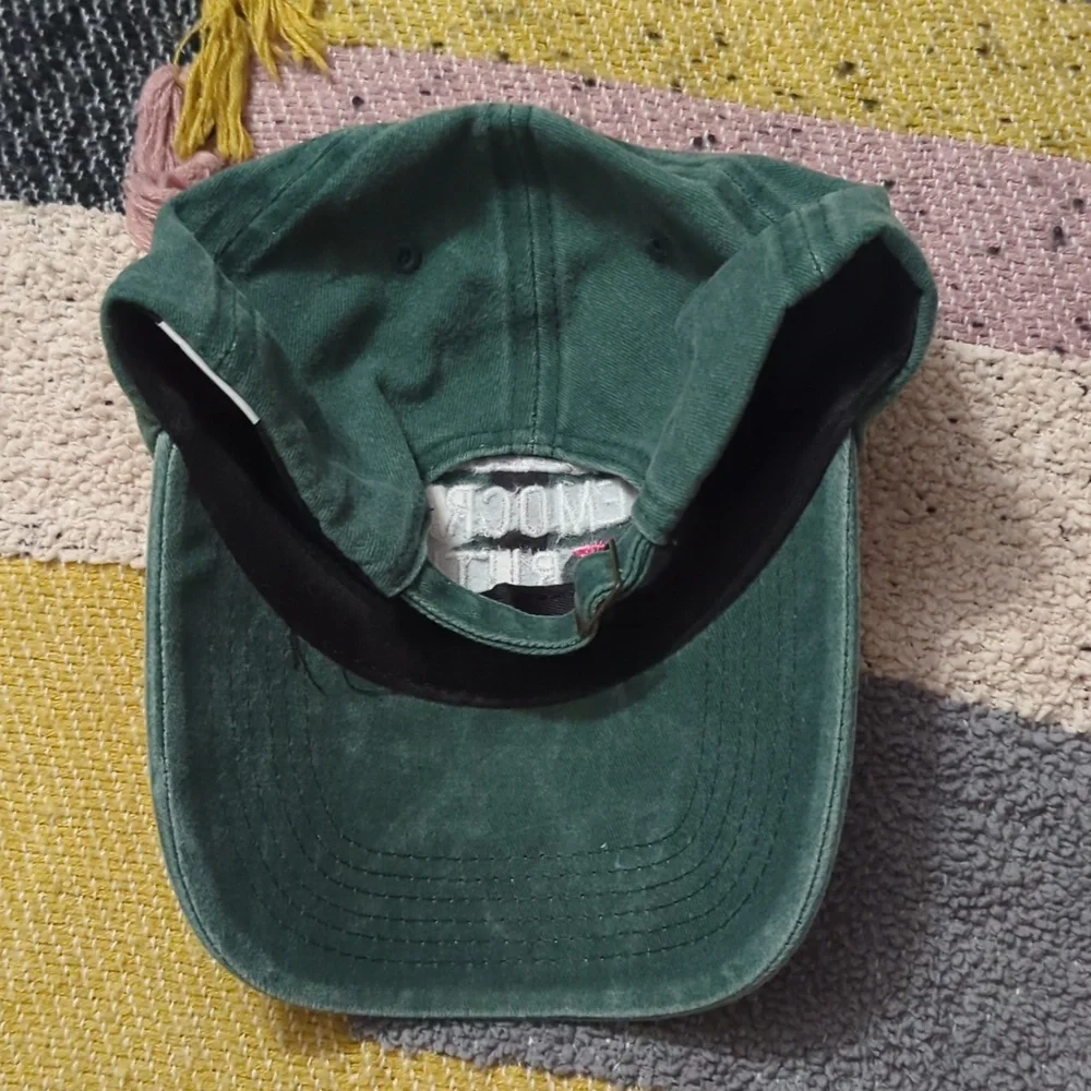 FDT Freedom Democracy Truth Green Hat with Embroidered Text - Picture 2 of 2